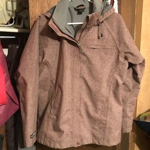REI  dusty rose Rain Jacket medium